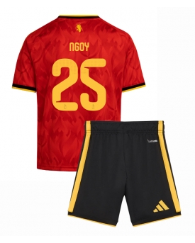 Billige Fotballdrakt Belgia Nathan Ngoy #25 Replika Hjemmedraktsett Barn VM 2026 Kortermet (med bukser)
